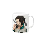 ponnsukedonochのポン助殿chオリジナルグッズ Mug :right side of the handle