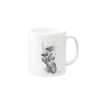 入り江わにアナログ店の角杯（リュトン）シリーズ３ Mug :right side of the handle