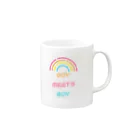 BOY-MEETS-BOYの🌈 BOY MEETS BOY 🌈 vol.1 Mug :right side of the handle