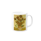 世界美術商店のひまわり / Sunflowers Mug :right side of the handle