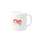 ringofufuのりんごかぶり  Mug :right side of the handle