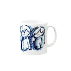 たけださきのあたいたち Mug :right side of the handle