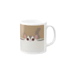 Coral Pea -フクロモモンガブリーダー-のフクモモ愛好会。(のぺっとクリミノ) Mug :right side of the handle