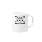 onehappinessのジャーマンシェパードドッグ　wing　onehappiness Mug :right side of the handle