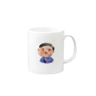 macojin　houseのみんなのまこじぃ Mug :right side of the handle