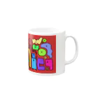 Jackpot-Artsのへんなの Mug :right side of the handle