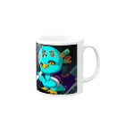 アズちゃんのアズチャンアイコングッズ Mug :right side of the handle