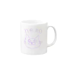 ゆるデザイン shopのゆるにゃんこ Mug :right side of the handle