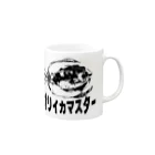 chicodeza by suzuriのアオリイカマスター Mug :right side of the handle