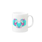 gumminingenのポップサイダーガール Mug :right side of the handle