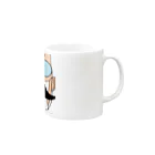 bokokamastoreのひげマスカップ Mug :right side of the handle