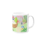 さとうめぐみ絵本グッズのフルーツタルトさん Mug :right side of the handle