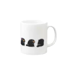 ヨモ市のデビちゃん　マルチアングルドット絵 Mug :right side of the handle