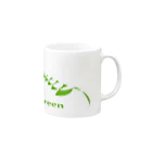 cafegreenのGreen Mug :right side of the handle