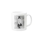 technophilia philosophyのCDG girl Mug :right side of the handle