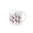 36koloursのPaisley Red (36kolours) Mug :right side of the handle