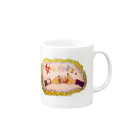 HARUMIHIYAMAのHARUMIHIYAMA  Mug :right side of the handle