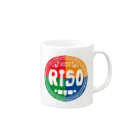 RISOのRISOマーク Mug :right side of the handle