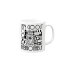 Nhat markのFashionably(Re) Mug :right side of the handle