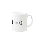 科学雑貨Scientiaのオイラーの等式 Mug :right side of the handle