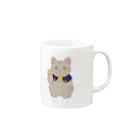 招き猫工房のキジトラ招きにゃん Mug :right side of the handle