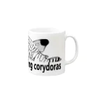 ぷらっこのコリドラス迷路（"Amaze" ing corydoras） Mug :right side of the handle