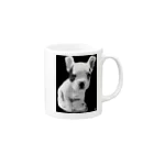 Hisotanのひそたんの飼い犬「大福」バック Mug :right side of the handle