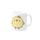 親鳥えぬのゆるいひよこ Mug :right side of the handle