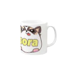 🌈🐶宇宙(sora)の部屋❤️の宇宙(sora)グッズ マグカップの取っ手の右面