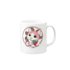 ちぇりにゃんのちぇりにゃん Mug :right side of the handle