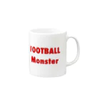 Dan   Arakiのfootball monster マグカップの取っ手の右面