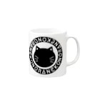 ฅ野良ねこ🐾★の野良ねこデザイン Mug :right side of the handle