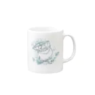 殺戮の勇者のおしゃれなポテチコーギー Mug :right side of the handle