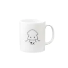 すけまるのタコかイカすけまる Mug :right side of the handle