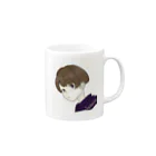 banana._.005のマッシュちゃん Mug :right side of the handle