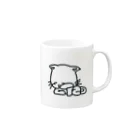 チャべショップのにゃあ　ポーズB Mug :right side of the handle