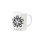 LoreのLore（BLACK） マグカップの取っ手の右面