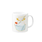 星野ねこはるのかき氷のシロクマ Mug :right side of the handle