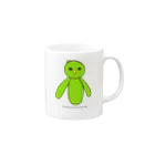 さいたぁマンワールドのピーちゃんかわいいイラスト Mug :right side of the handle