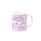 tidepoolのサイトクロダイdesign118 Mug :right side of the handle