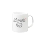 necoffeeのTシャツペット　ネコーヒーLOVEぃちゃん❤️ Mug :right side of the handle