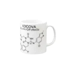 DRIPPEDのXOCOVA C22H17ClF3N9O2-ゾコーバ-(Ensitrelvir-エンシトレルビル-) マグカップの取っ手の右面