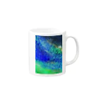 - nanacorium -の真夜中の星空 Mug :right side of the handle