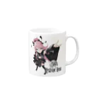 Bounty rose studio アパレルのHystericrose クレア Mug :right side of the handle