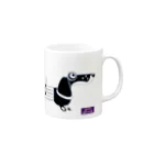 ドッグハウスベティのおんぷ・ダックス Mug :right side of the handle