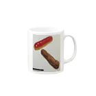 patisserie YUKIのéclair Mug :right side of the handle