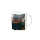 世界美術商店の神の大いなる怒りの日 / The Great Day of His Wrath Mug :right side of the handle