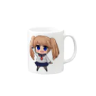 シンプルショップのセーラー服 Mug :right side of the handle