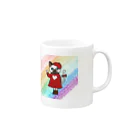 光のフラーレン33の虹のしたのみみちゃん Mug :right side of the handle