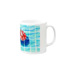 segasworksのプールのトラちゃん Mug :right side of the handle